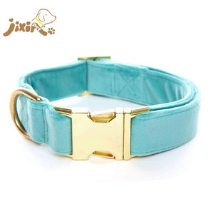 Nuevos productos, <span class=keywords><strong>Collar</strong></span> de perro único, <span class=keywords><strong>Collar</strong></span> de perro colorido de lujo, collares de perro de lujo, serie verde clásica, collares de terciopelo suave para mascotas - Product Image 2
