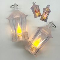Mini bougie électronique LED transparente - Lumière de nuit - Matériau plastique - Sans source d'alimentation