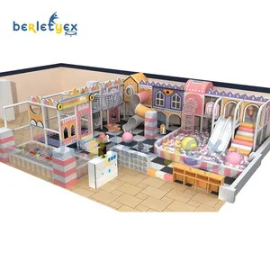 Berletyex Indoor Playground Custom Slide Soft Play Area Space Themed Indoor Playground With Slide For Children 2 To 10 Years