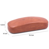 Étui à lunettes en cuir PU de qualité supérieure Bestpackaging, léger, portable, protecteur, pour voyage, avec logo personnalisé