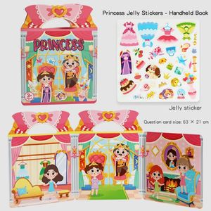 Diseño Portátil, Regalo Especial para Niños, Navidad, Año Nuevo, Juguete Ideal para Niños Pequeños, Multicolor, 6 Sets, Libros de Pegatinas Reutilizables a Prueba de Agua - Product Image 1