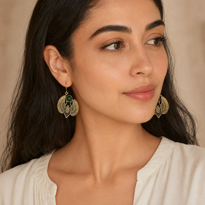 Orecchini a Forma di Scarabeo per Donne, Gioielli Bohémien Vintage di Tendenza - Product Image 2