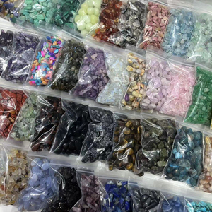 Vente en gros en vrac : Sacs de 100g de pierres roulées en cristal naturel, gravier de cristal et éclats de pierres de guérison - Product Image 3