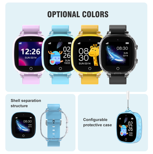 Montre connectée pour enfants LT53 avec carte e-SIM, GPS, WIFI, LBS, batterie 700mAh, SOS, 5 jeux, appels vidéo et vocaux - Product Image 2