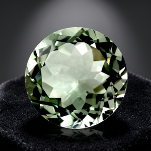 12mm redondo brillante corte natural prasiolita/amatista verde venta al por mayor precio de fábrica alta calidad facetada piedra preciosa suelta - Product Image 4