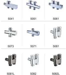 उच्च गुणवत्ता रोक पानी वाल्व बाथरूम पीतल कोण वाल्व शौचालय कनेक्टर 1/2 इंच कोण वाल्व