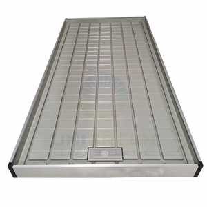 Ebb en vloed bak met aluminium frame 4x8/3x6FT hydrocultuur planten ABS overstromingsbak voor rollende plantenrek - Product Image 1