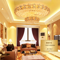 Gros moderne de luxe salon chambre chambre plafond crystal light lustre éclairage pendentif lustre