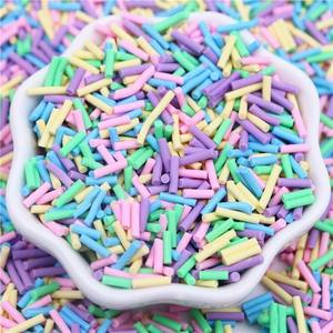 CHENXI 500G Argile polymère écologique, pépites de macarons, bonbons, longues tranches, couleurs mélangées, remplissage de slime, modèle - Product Image 5