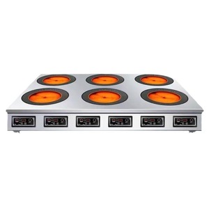 Table de cuisson électrique commerciale à 2 brûleurs en céramique lisse avec commande tactile 3500W haute puissance - Product Image 4
