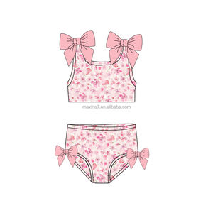 Costumi <span class=keywords><strong>da</strong></span> <span class=keywords><strong>Bagno</strong></span> Boutique per Bambini, Bikini a 2 Pezzi Rosa Carino per Bambine, <span class=keywords><strong>Costume</strong></span> <span class=keywords><strong>da</strong></span> <span class=keywords><strong>Bagno</strong></span> ad Asciugatura Rapida - Product Image 5