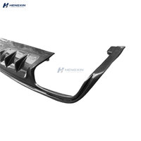 Embouts d'échappement arrière en fibre de carbone pour Mercedes Classe S, diffuseur style B, pièces auto MB pour W222 2016 2017