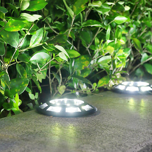 Luces solares para jardín, luz LED empotrada para exteriores, impermeable, alimentada por energía Solar, 12V, con batería para decoración de patio y jardín - Product Image 1