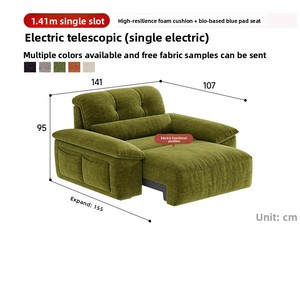 Divano Multifunzionale Elettrico Retrattile Anti-Graffio per Gatti Snow <span class=keywords><strong>Neil</strong></span> Zero Wall, con Struttura in Metallo per Soggiorno - Product Image 6