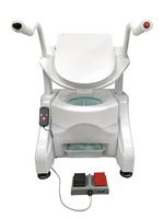 Le dispositif de levage pour se lever et s'asseoir est un dispositif de levage pour toilettes pour patients, destiné à la prévention des chutes, pour les maisons et les établissements.
