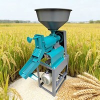 Machine à décortiquer le riz brun monophasée à petite échelle, décortiqueuse de maïs sec, décortiqueuse de riz noir et de soja, décortiqueuse de haricots et de blé