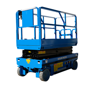 Plataforma Elevadora de Tijera Autopropulsada Hidráulica de Tipo Estrecho de 8m 10M 12M 14M 320KG 500KG, Plataforma de Trabajo Aérea Eléctrica - Product Image 1