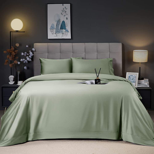 Lenzuola in Viscosa di Bambù Verde Anni '60, Collezioni per la Casa - Product Image 1