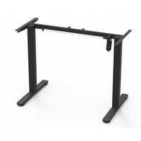 Cadre de bureau debout électrique ES12-F, base de table en acier réglable en hauteur de 28 à 46 pouces, ergonomique