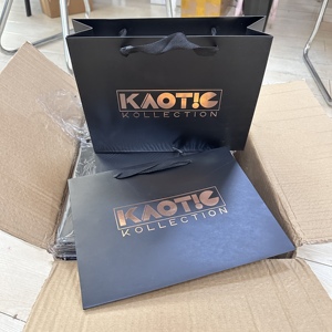<span class=keywords><strong>Sacs</strong></span> en <span class=keywords><strong>Papier</strong></span> Cadeaux Personnalisés en Gros avec Impression de Logo de Marque sur <span class=keywords><strong>Sacs</strong></span> Kraft - Product Image 3