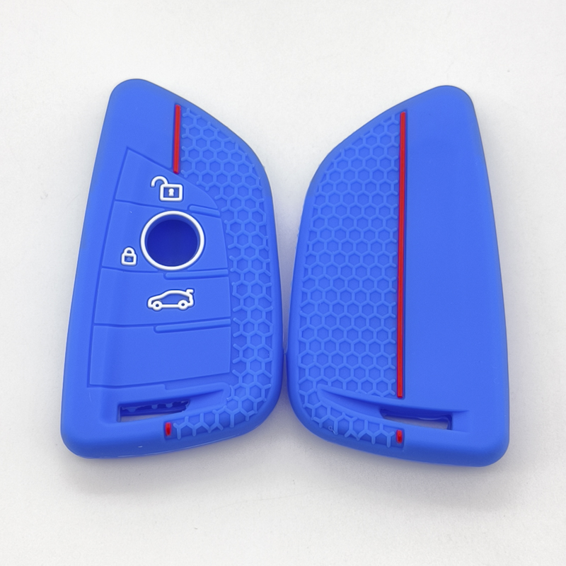 Azul + líneas rojas