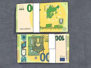 Billetes de Dinero Falsos de 5 a 200 Euros, Estilo Película, para Diwali, Navidad, Día de los Inocentes, Novedad - Product Image 5