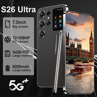 Venta al por Mayor S26 Ultra 5G Versión Global Deca Core 108MP HD OLED Teléfono Celular Desbloqueado 16GB+1TB Android 14 LTE CDMA Doble SIM Precio Bajo