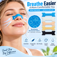 Bandes nasales pour le ronflement et la congestion, bande nasale en tissu doux pour une meilleure circulation d'air pendant le sommeil, vente en gros