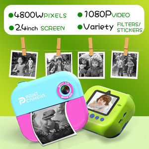 Fotocamera Istantanea per Bambini con Doppia Lente, Schermo IPS da 2,4 Pollici, <span class=keywords><strong>Stampa</strong></span> Termica, Video 1080P, Regalo di Compleanno per Ragazzi e Ragazze - Product Image 2