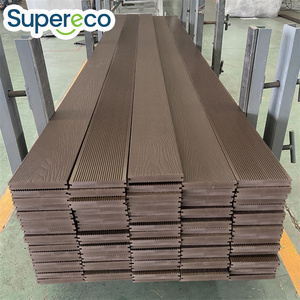 Chống cháy không thấm nước UV kháng chống trượt lồng vào nhau bên ngoài decking sàn gạch chống ẩm Composite Gỗ PVC - Product Image 2