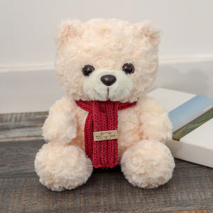 Orsacchiotto di Peluche Coppia con Fiore per Principessa Natale Matrimonio Gioco di Lancio Antistress Ricamato in Cotone PP - Product Image 6