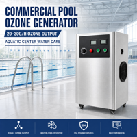 20g 30g 50g Hooggeconcentreerde ozongenerator voor oxidatie van afvalwater uit gemeentelijke rioolwaterzuiveringsinstallaties met SUS304 behuizing