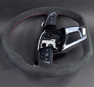 Volant de luxe en fibre de carbone et daim compatible avec <span class=keywords><strong>Audi</strong></span> A8 D5 Standard 2018-2026 - Product Image 5