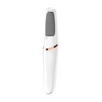 Kit d'outils de pédicure professionnel électrique rechargeable pour enlever les callosités des pieds, exfoliant à double tête pour peau morte avec lumière LED