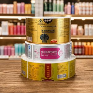 Rouleau d'autocollants brillants de haute qualité FX, papier autocollant brillant pour l'impression d'étiquettes de bouteilles, autocollants adhésifs en vinyle pour les étiquettes de pots de bougies - Product Image 6