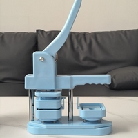 Nouveau bricolage bouton pression faisant la Machine 50*50mm carré en plastique Badge Machine Badge Maker Machine