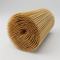 Brochettes en bambou rondes jetables de haute qualité pour barbecue, avec logo personnalisé, 100 pièces, 20cm, 25cm, 30cm, 35cm, 40cm