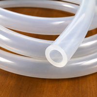 Tube en silicone blanc transparent