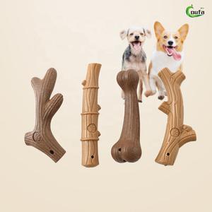 OUfa simülasyon köpek oyuncak sığır lezzet çiğnemek sopa kemik interaktif eğitim Pet köpek kemik oyuncak - Product Image 5