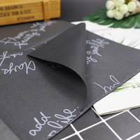 Papier de soie coloré 50 pièces, pour cadeau d'anniversaire, mariage, emballage de vêtements, impression de Logo
