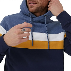 Sudadera con capucha para hombre, diseño profesional con tu logotipo, estilo urbano, mezcla de algodón, con panel, lo último en moda. - Product Image 5