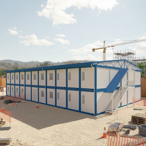 Cabine modulaire durable en panneaux sandwich contemporaine pour chantier de construction et hébergement extérieur - Product Image 5