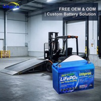 Batterie de chariot élévateur LiFePO4 à décharge profonde 36V 100AH pour la manutention des matériaux, haute capacité, CE FCC RoHS, OEM ODM, directement de l'usine