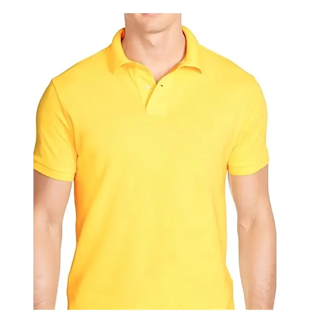 सबसे अच्छा स्टॉक लघु आस्तीन कस्टम लोगो आकस्मिक पहनने पुरुषों पोलो टी शर्ट में उपलब्ध सस्ती बाजार मूल्य