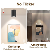 Spot lumineux LED pliable tricolore, 7/10/15W, lampe de plafond en aluminium à montage en surface, éclairage intérieur pour salon et chambre à coucher