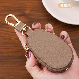 Minimalist PU Leather Key Case Car Key Storage Bag Versatile Purse Wallet Promotional <b>Gifts</b> for Father's Day Wedding Anniversary - Product Image 4