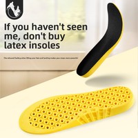 Semelles intérieures super douces Cloud, semelles intérieures en latex 4D, respirantes, absorbant les chocs, confortables pour hommes et femmes, semelles intérieures de sport confortables