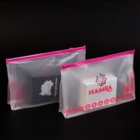 Bolsa de Plástico con Cierre Personalizada con Logotipo Impreso, Bolsa de PVC Esmerilada para Envasado de Ropa, Bolsa con Cierre para Cosméticos, Trajes de Baño, Joyería