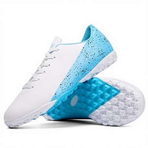 Chaussures <span class=keywords><strong>de</strong></span> football pour hommes, crampons pour terrain synthétique, chaussures <span class=keywords><strong>de</strong></span> football en salle, doublure en mesh, tige synthétique, crampons petits pour grands garçons - Product Image 3
