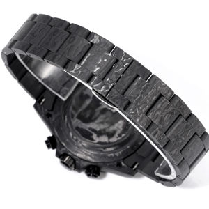 Montre mécanique pour homme 2025 Ro de haute qualité, personnalisée, entièrement en fibre de carbone, luxueuse, incrustée de pierres précieuses colorées - Product Image 5